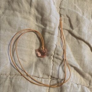 Pink butterfly crystal Swarovski Pendant Necklace